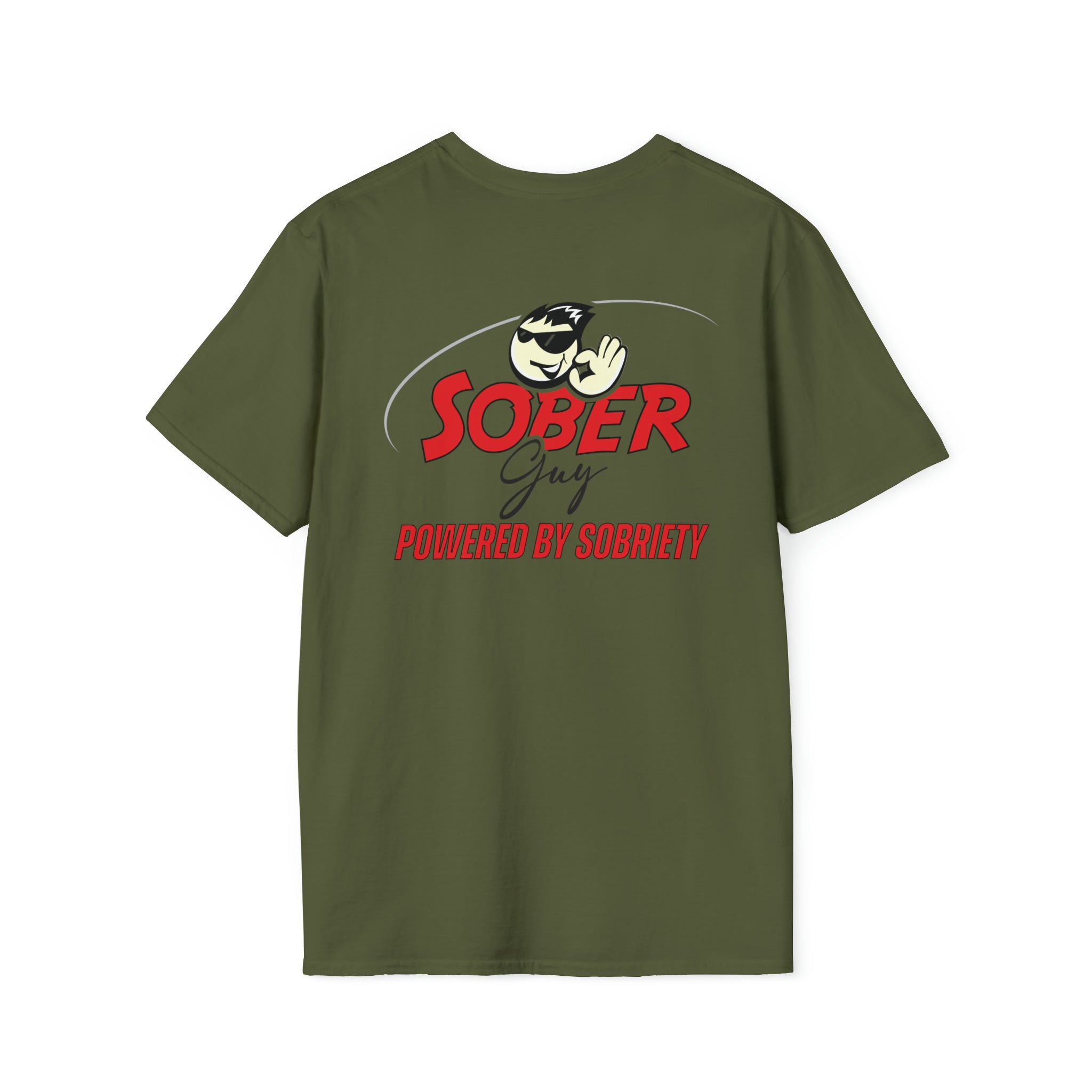 Sober Guy-Tee Shirt-Powered by Sobriety