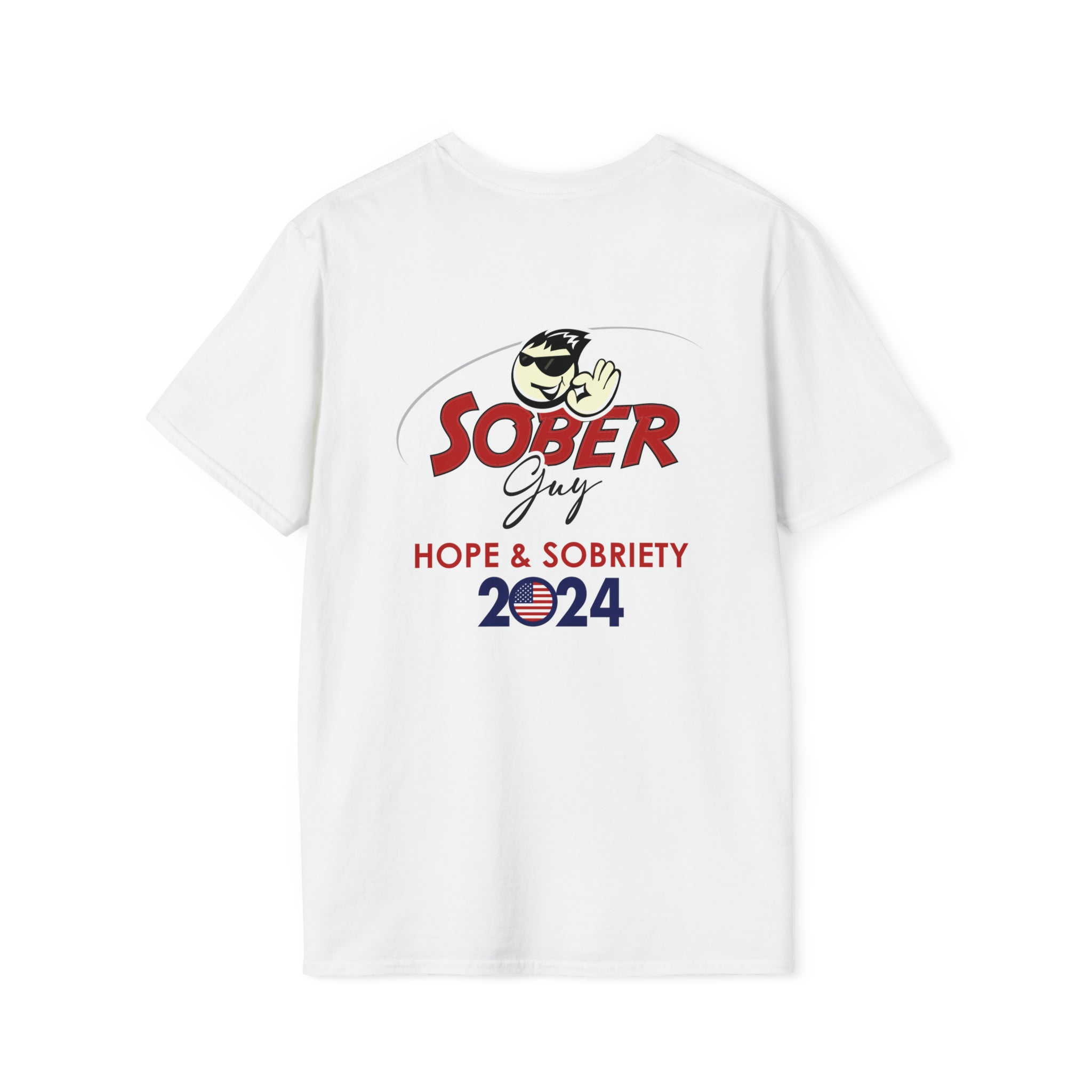 Sober Guy-Softstyle T-Shirt-Hope and Sobriety