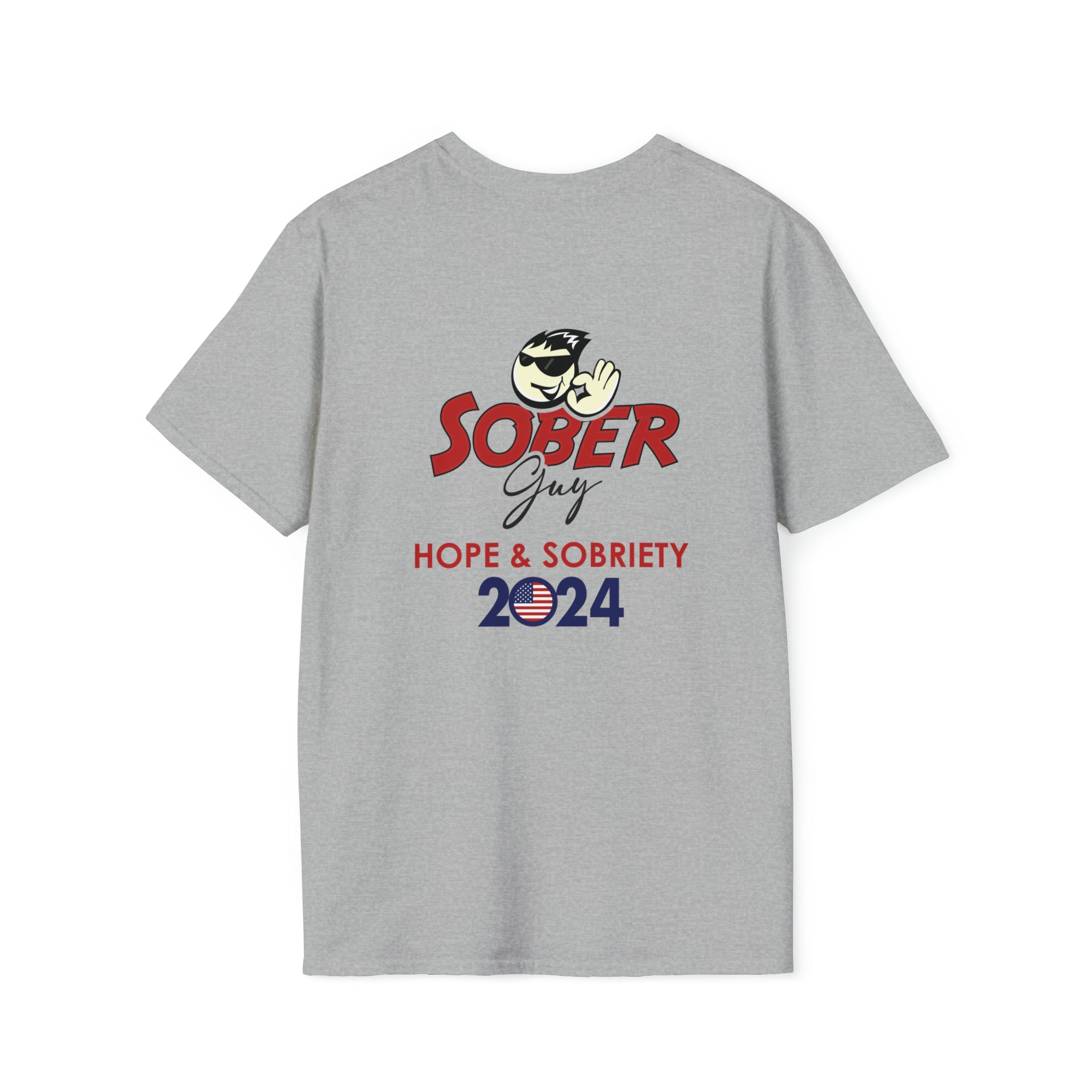 Sober Guy-Softstyle T-Shirt-Hope and Sobriety