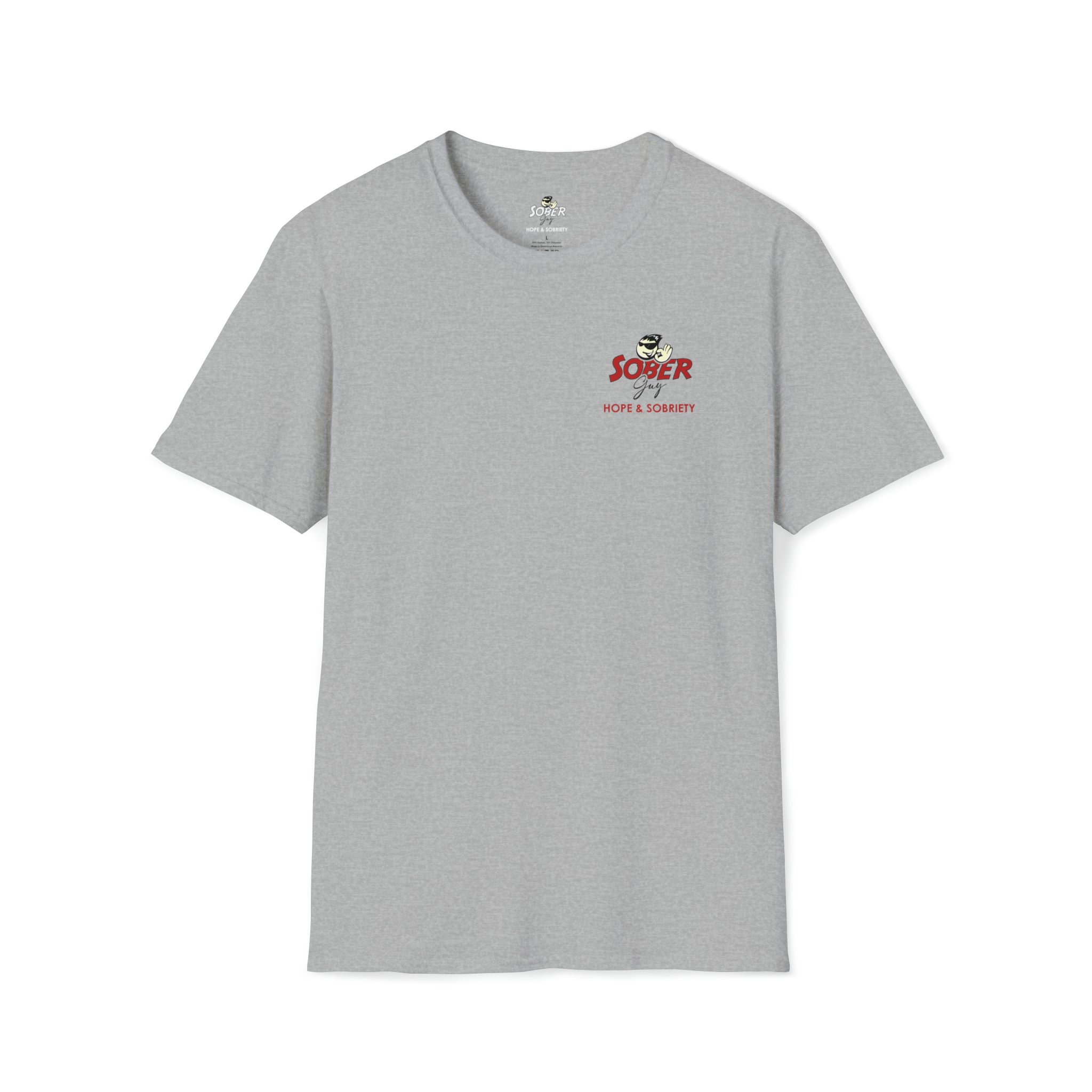 Sober Guy-Softstyle T-Shirt-Hope and Sobriety