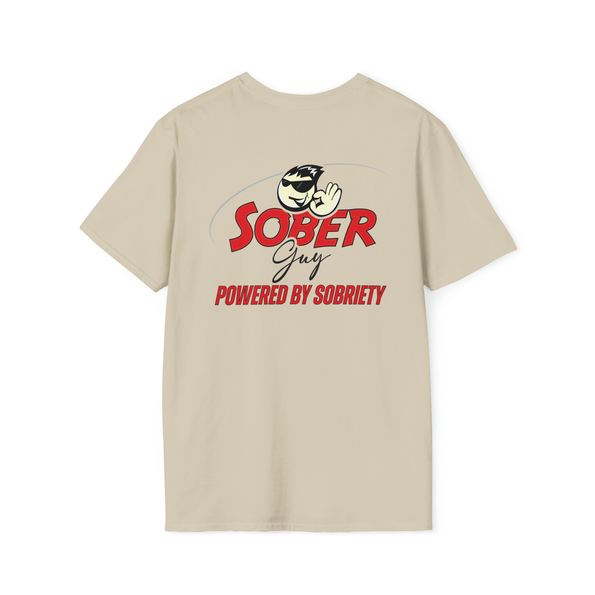 Sober Guy-Tee Shirt-Powered by Sobriety