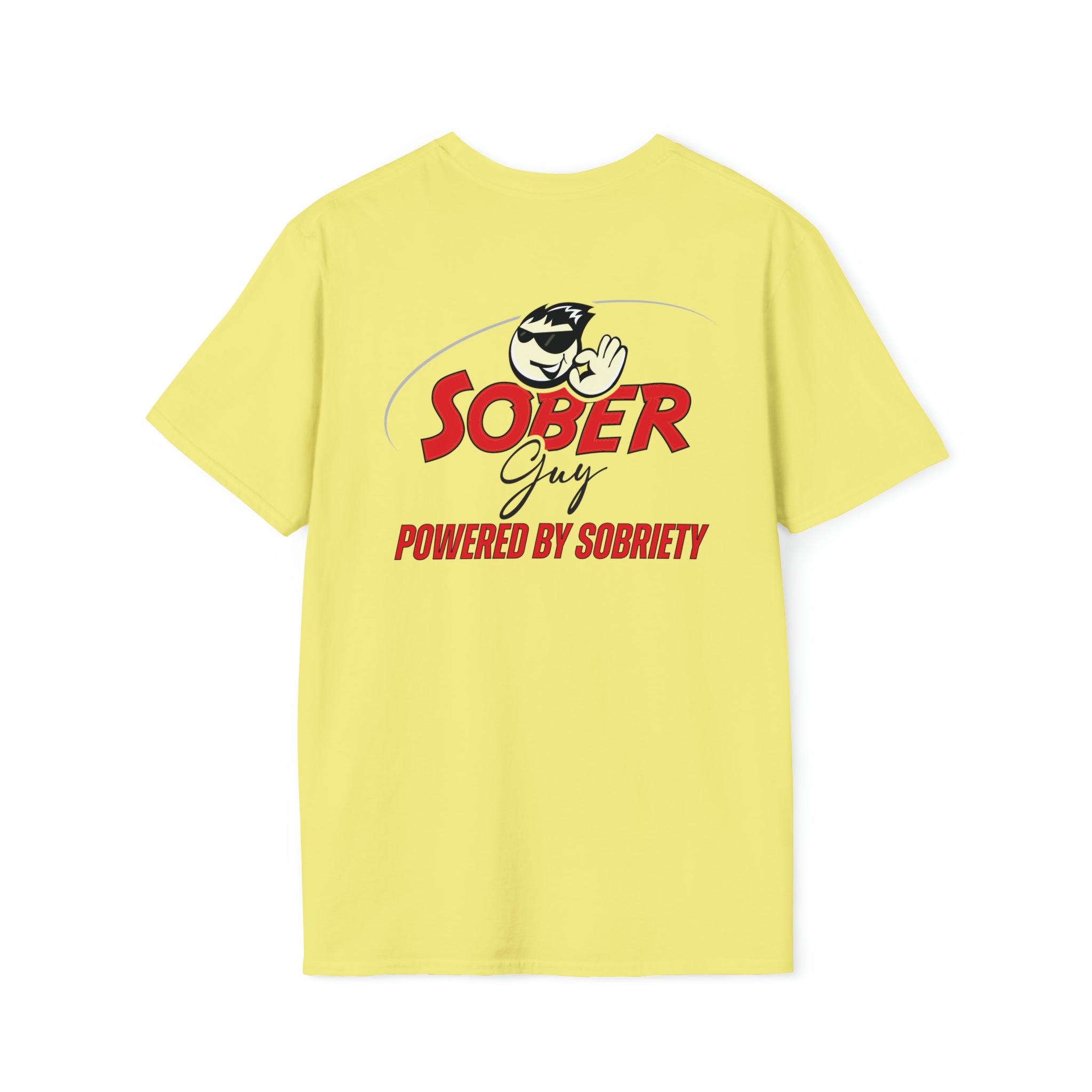 Sober Guy-Tee Shirt-Powered by Sobriety