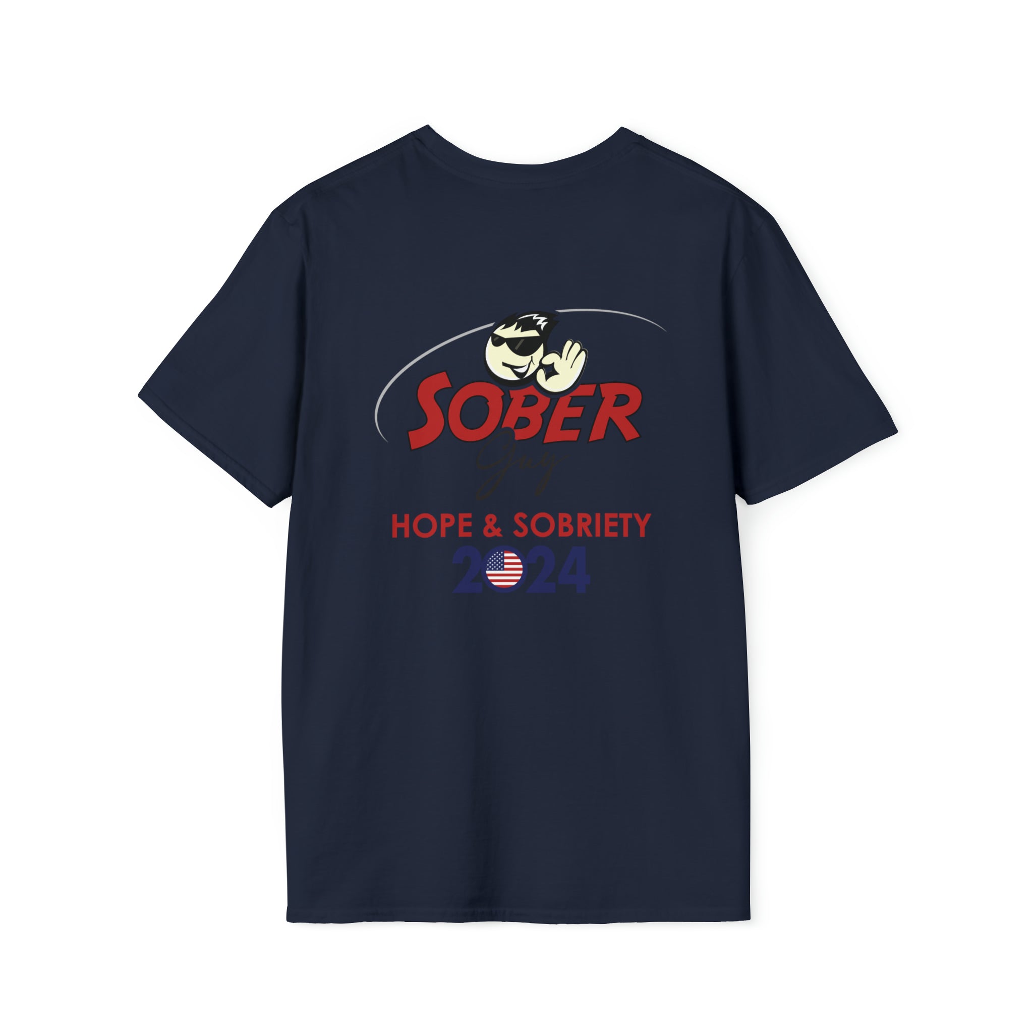 Sober Guy-Softstyle T-Shirt-Hope and Sobriety