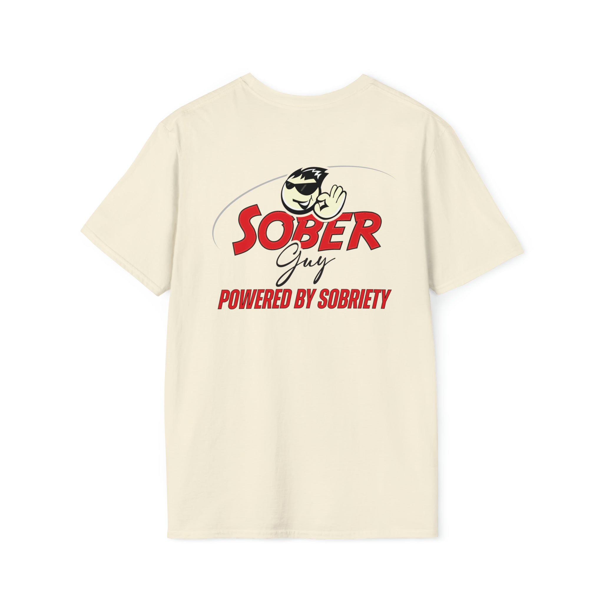 Sober Guy-Tee Shirt-Powered by Sobriety