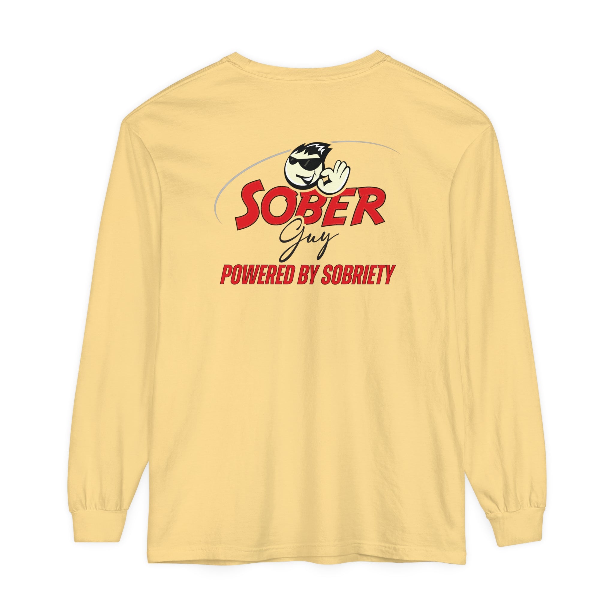 Sober Guy-Long Sleeve Tee-Powered by Sobriety