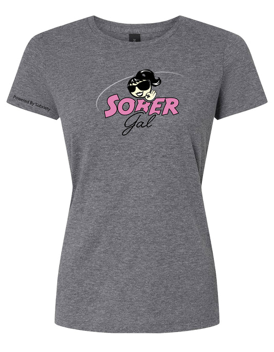 Womens T-Shirt Sober Gal Original