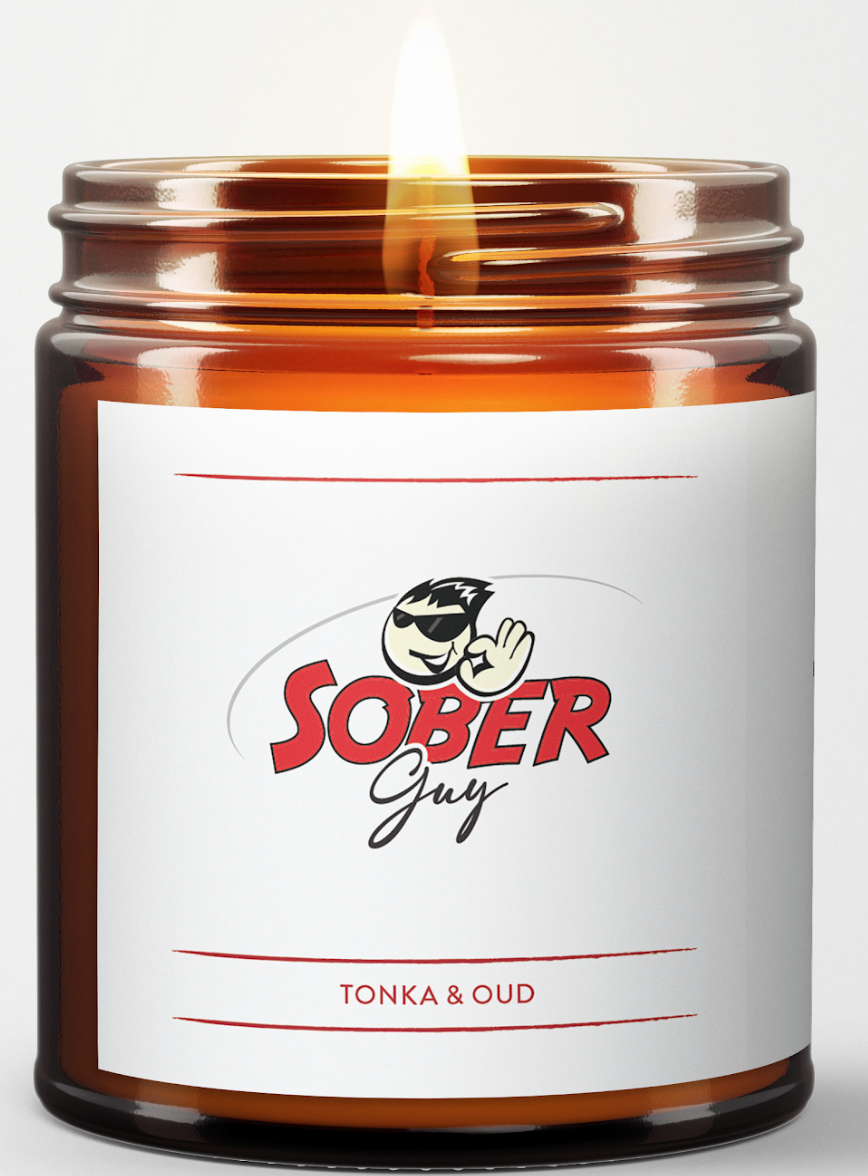 Virgins On Fire Sober Guy Candle